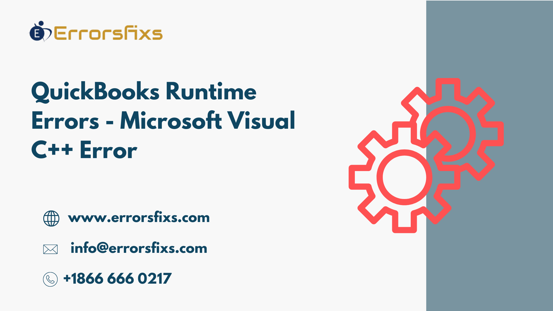 Quickbooks Runtime Errors – Microsoft Visual C++ Error